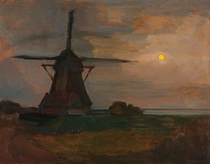 East Side Mill in Moonlight, 1907 körül